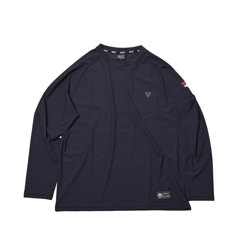 アクティブロングスリーブTシャツ GA7310 長袖Tシャツ ブラック 黒 ネイビー カーキ ベージュ 4カラー