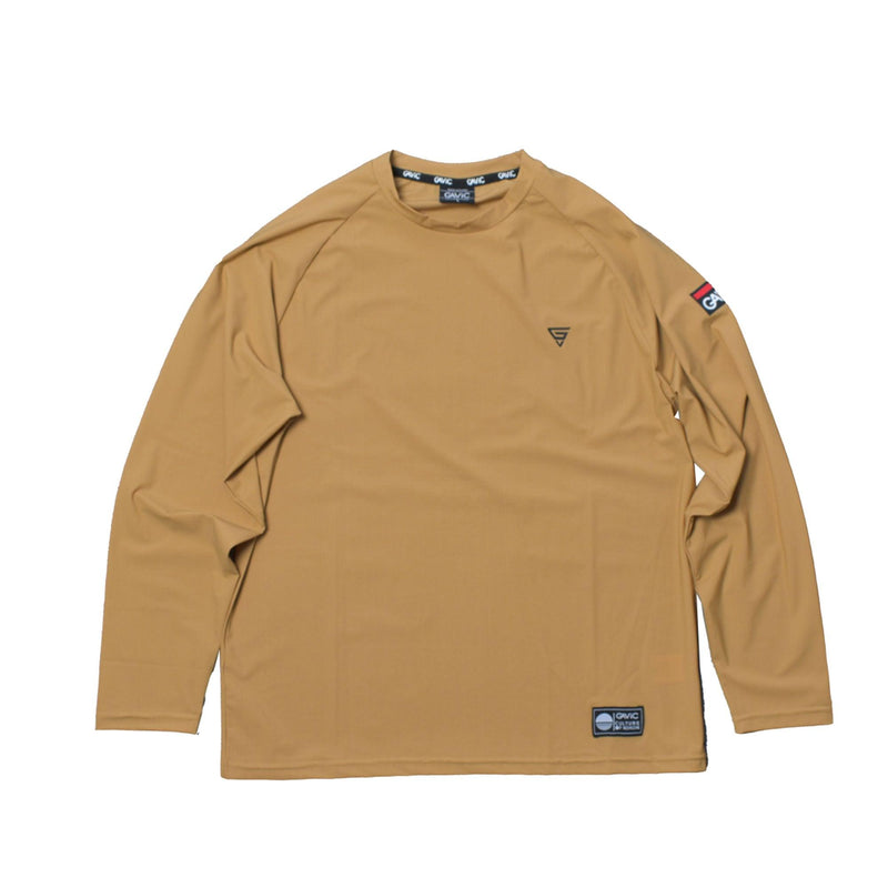 アクティブロングスリーブTシャツ GA7310 長袖Tシャツ ブラック 黒 ネイビー カーキ ベージュ 4カラー