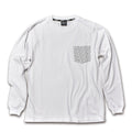 グラフィック ロングスリーブTシャツ GA7311 長袖Tシャツ ホワイト 白 ブラック 黒 ベージュ 3カラー