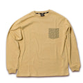 グラフィック ロングスリーブTシャツ GA7311 長袖Tシャツ ホワイト 白 ブラック 黒 ベージュ 3カラー