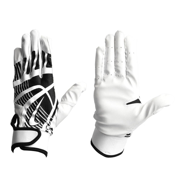 HYPERDIAMOND FDGE GLOVES N100.0135 バッティンググローブ ブラック 黒 ホワイト 白 1カラー