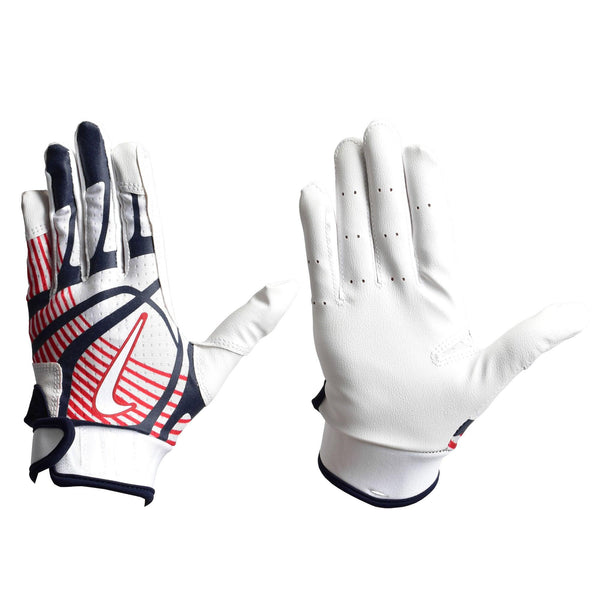 HYPERDIAMOND FDGE YOUTH GLOVES N100.0136 バッティンググローブ ホワイト 白 ネイビー レッド 1カラー