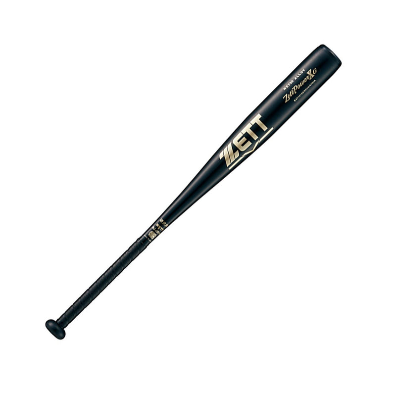 硬式 金属製バットZETTPOWER XG BAT12184 BAT12183 バット ブラック 黒 2カラー