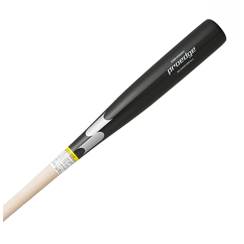 プロエッジ 軟式木製 84cm EBB4000W バット ブラック 黒 ナチュラル 1カラー
