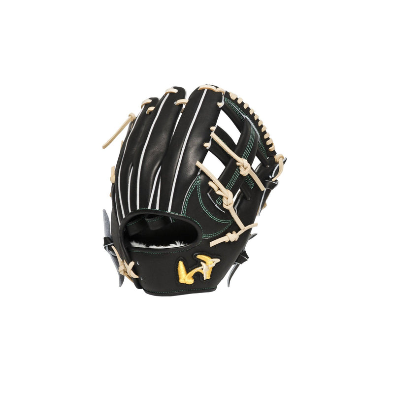 硬式・軟式兼用グランドペガサス TOP 内野手用 (フィンガーループ付) WGNGPT65L グローブ ブラック 黒 ベージュ ブラウン 2カラー