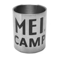 折りたたみカラビナハンドルステンレスマグ MEI-CMP-000021 マグカップ シルバー 1カラー