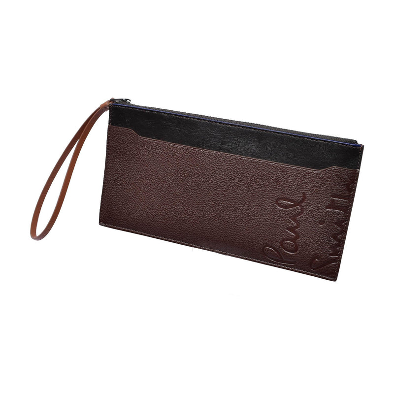 WALLET WITH EMBOSSED LOGO 6761-GLOSTO 財布 ブラウン 1カラー