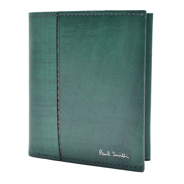 LEATHER BILLFOLD AND COIN WALLET M1A-7510-KBRUSH 財布