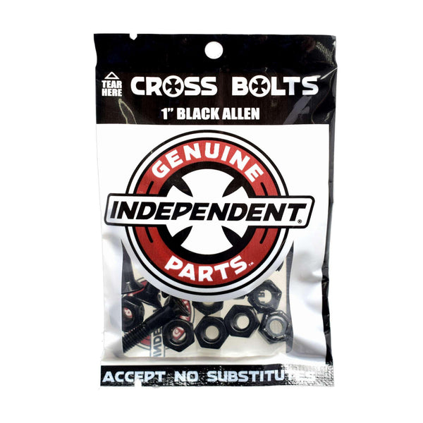 インディペンデントINDEPENDENT ボルト＆ナット セット CROSS BOLTS 1 BLACK ALLEN 33531243 - Z-CRAFT 