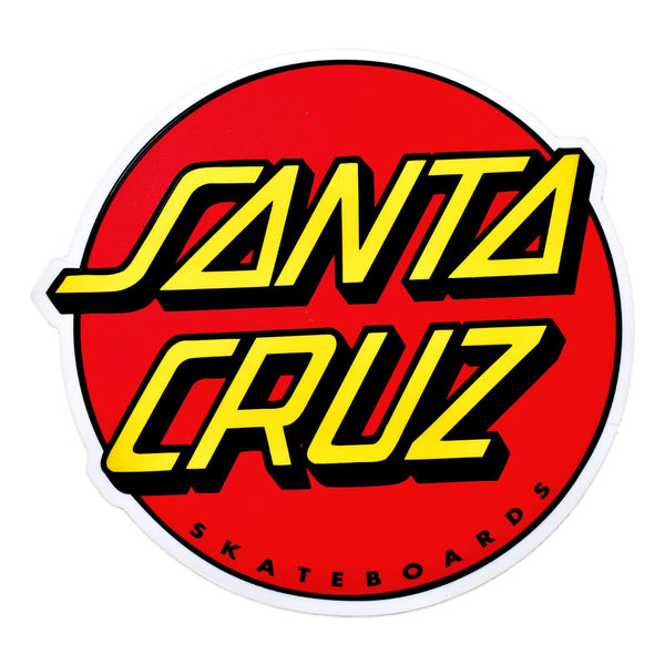 サンタクルーズSANTACRUZ ステッカー CLASSIC DOT STICKER 6IN×6IN 88281456 - Z-CRAFT 