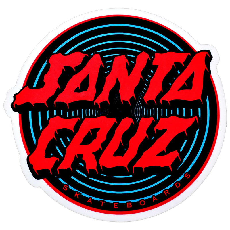 サンタクルーズSANTACRUZ ステッカー DEPTH DOT STICKER 4.125IN×4IN 88281795 - Z-CRAFT 
