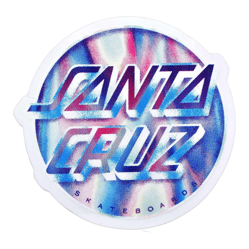 サンタクルーズSANTACRUZ サンタクルーズ IRIDESCENT クリア マイラー ステッカー 3IN×3IN 88281797 - Z-CRAFT 
