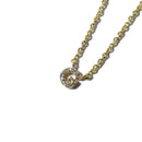 ジルコニア イニシャル ネックレス TN-105 ジュエリー ゴールド 13カラー