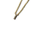 ジルコニア イニシャル ネックレス TN-105 ジュエリー ゴールド 13カラー