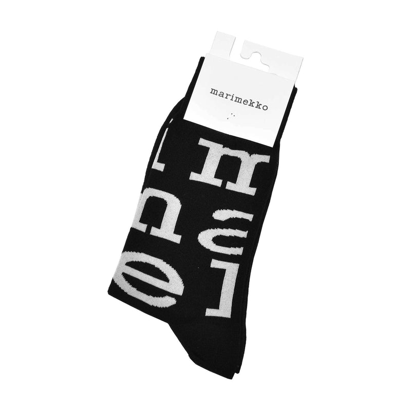 KASVAA ISO LOGO SOCKS 90675 靴下 ブラック 黒 ベージュ 2カラー