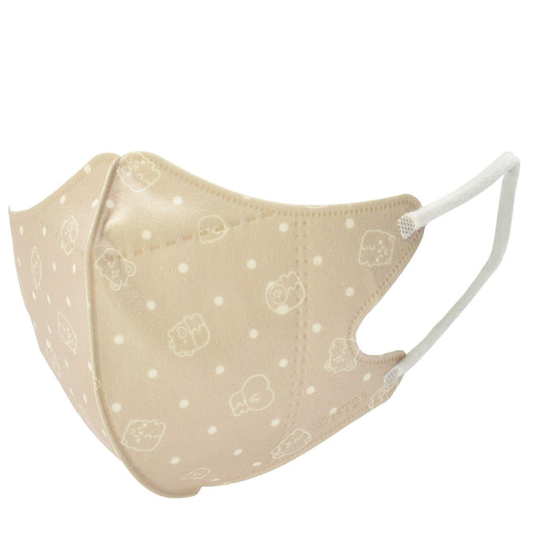 1DAY MASK 2Dマスク うるおい保湿 3枚入り ジップ式ポーチ付き 3カラー