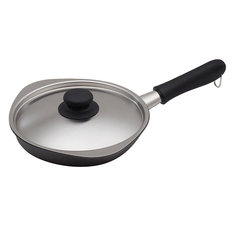柳窒化 Wファイバーフライパン 18cm 蓋付き 4905689322718 調理器具