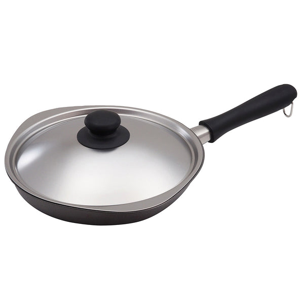 柳窒化 Wファイバーフライパン 25cm 蓋付き 4905689322732 調理器具
