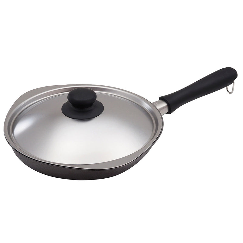 柳窒化 Wファイバーフライパン 25cm 蓋付き 4905689322732 調理器具