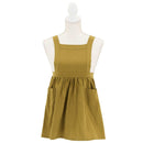 サーケル お手伝いドレスエプロン 17644 17645 17646 エプロン ブラウン ベージュ パープル 3カラー