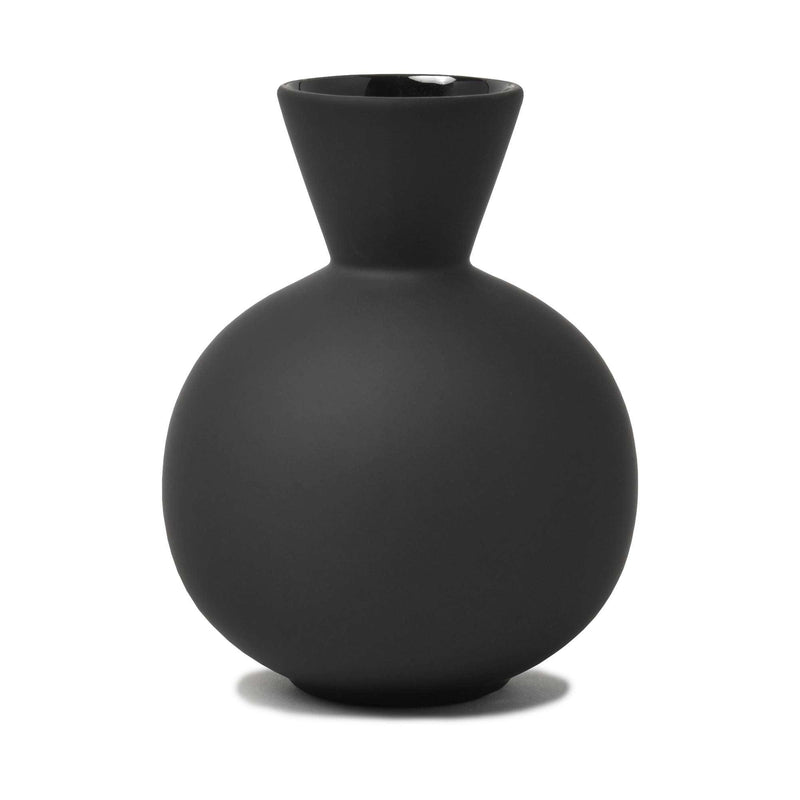 トランペットベース 16cm HI-028-28 花瓶 ブラック 黒 ベージュ キナリ 生成り オフホワイト 2カラー